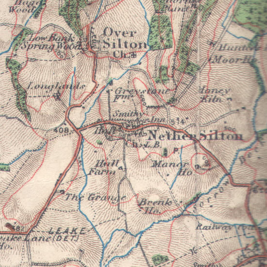 Map of Nether Silton in 1914
