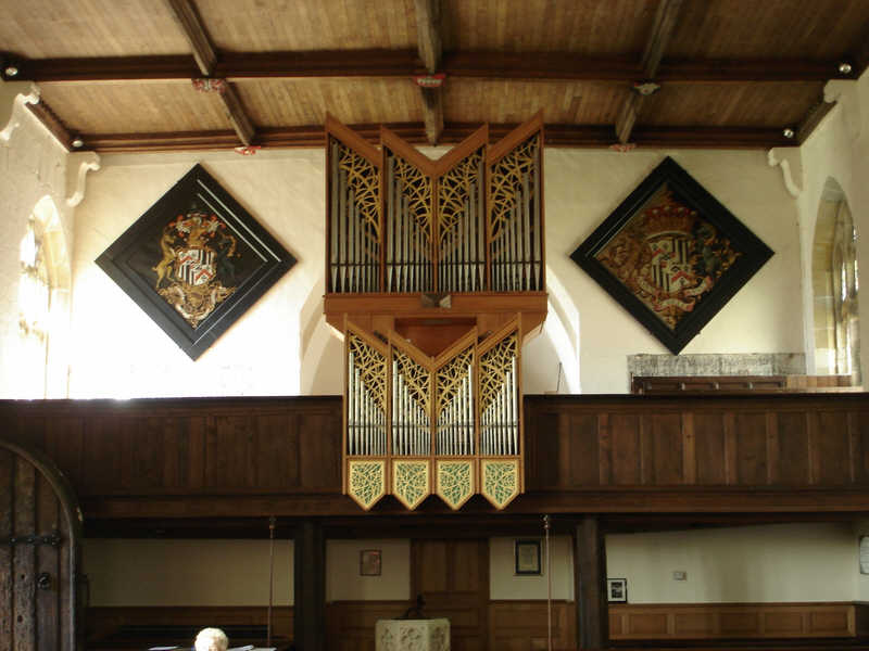 Organ Pipes, St Oswald's, Oswaldkirk 