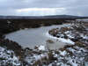 Frozen Pond on Clough Gill Top 