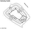 Plan of Helmsley Castle