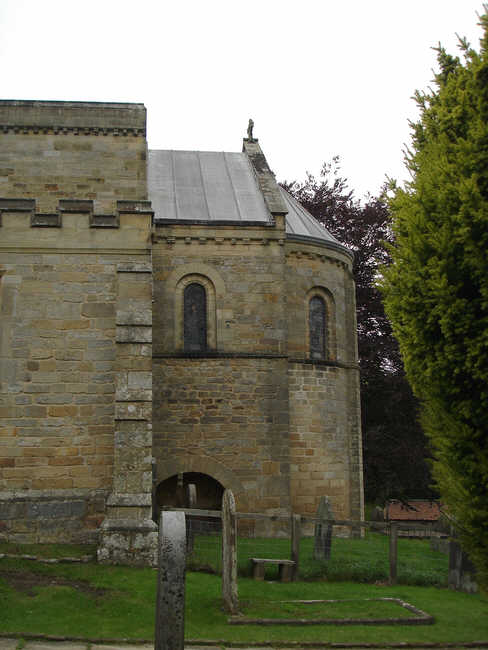 East End of Lastingham Church (Exterior View) 