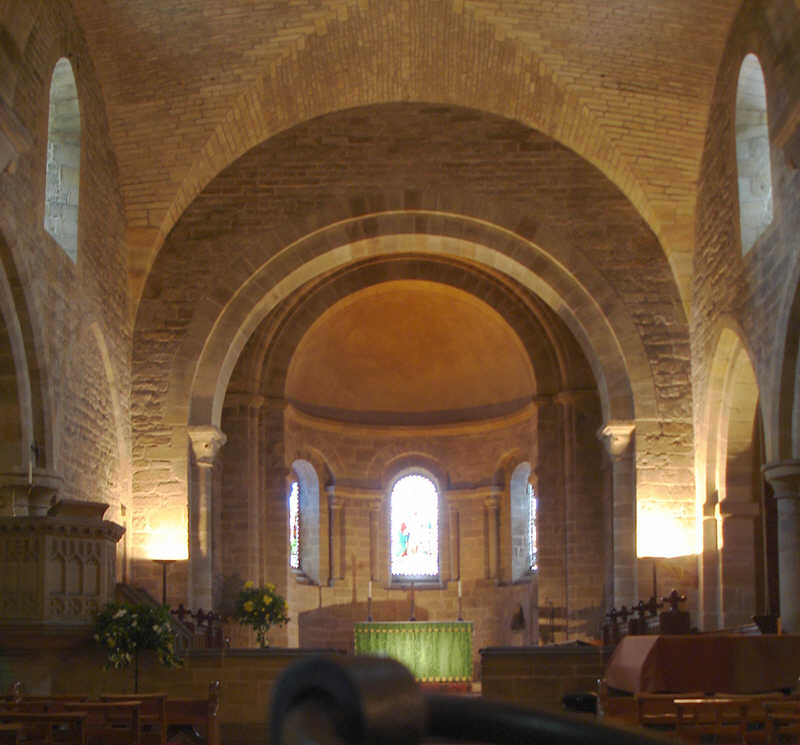 East End of Lastingham Church (Interior View) 