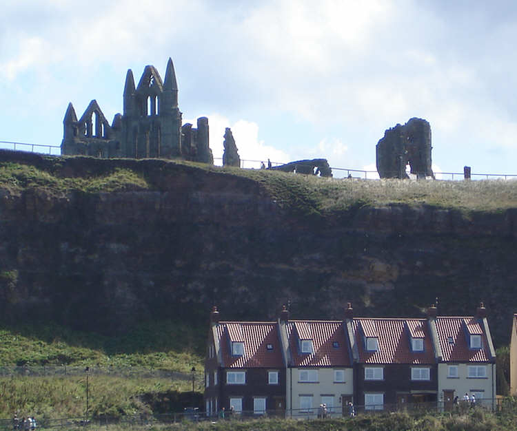 Whitby Abbey from the Harbour 