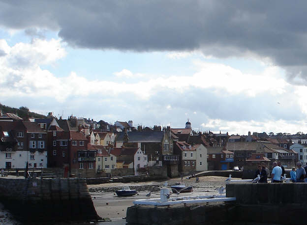 A view towards the eastern side of Whitby Harbour